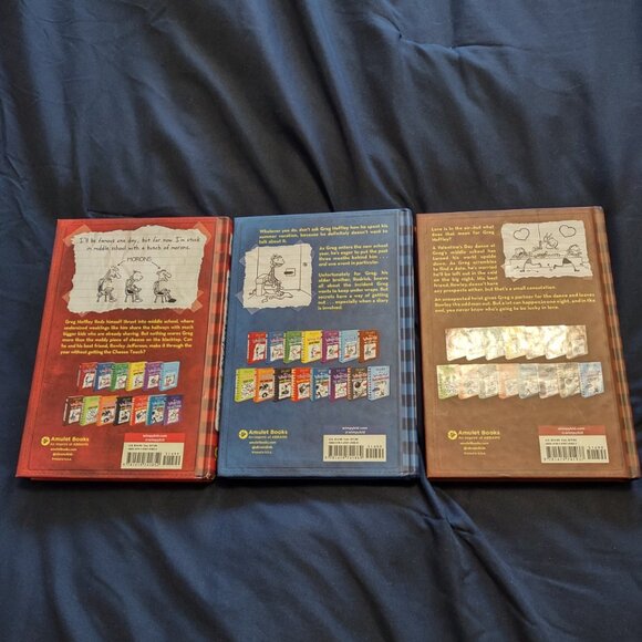 A bundle of 3 Diary of a Wimpy Kid books by Jeff Kinney - Picture 2 of 3